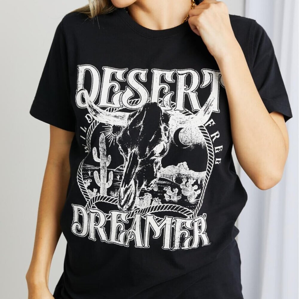 NWT mineB Full Size DESERT DREAMER Graphic Tee
